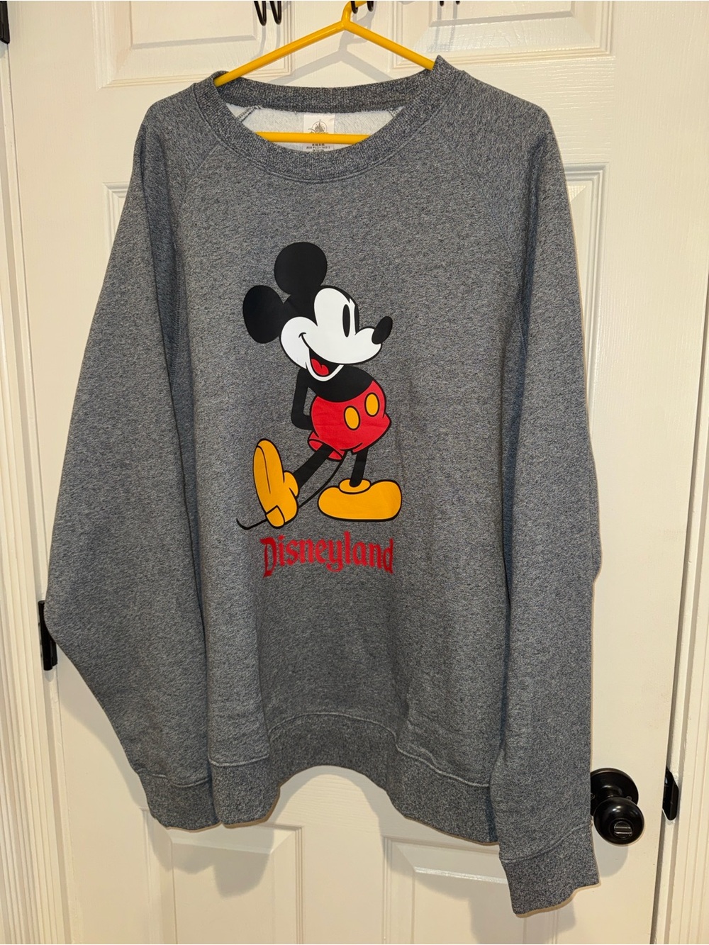 Disney Gray Mickey Mouse Crewneck Sweatshirt UNISEX